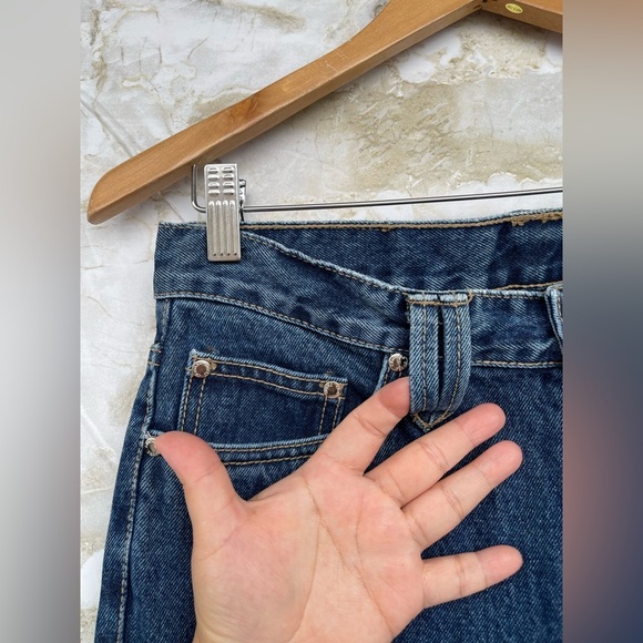 Lawmen Embroidered Bootcut Jeans Sz 7 Floral - Picture 13 of 16